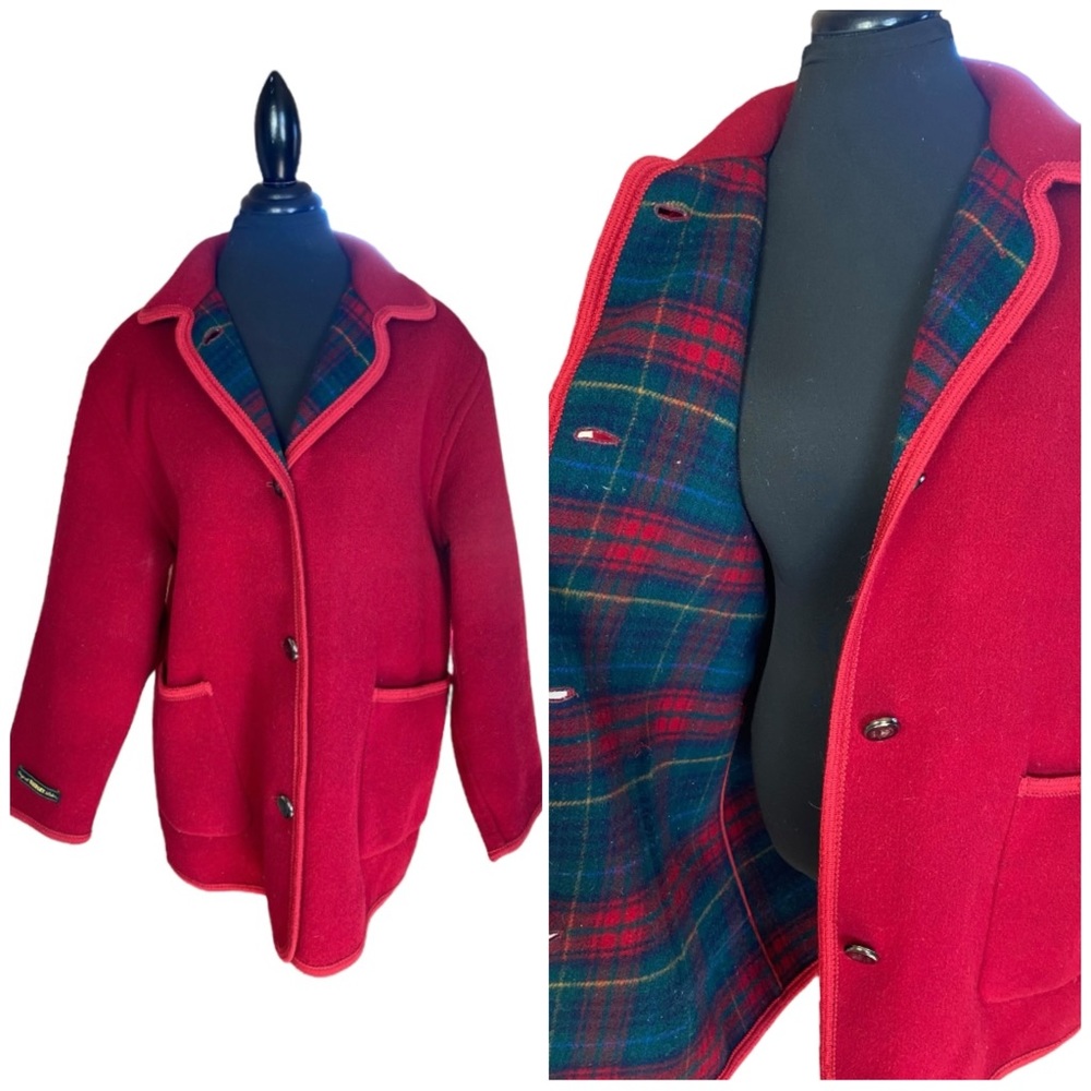 VTG MERLET LODEN WOOL COAT
